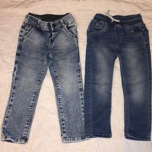 4 pairs toddler boys jeans
